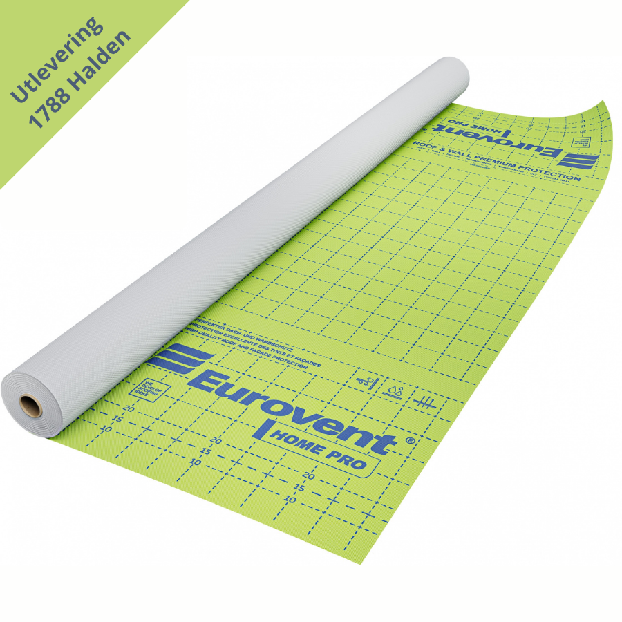 75qm Eurovent® HOME Dreilagige Fassadenbahn Windbremse Windschutz F. Fertighaus